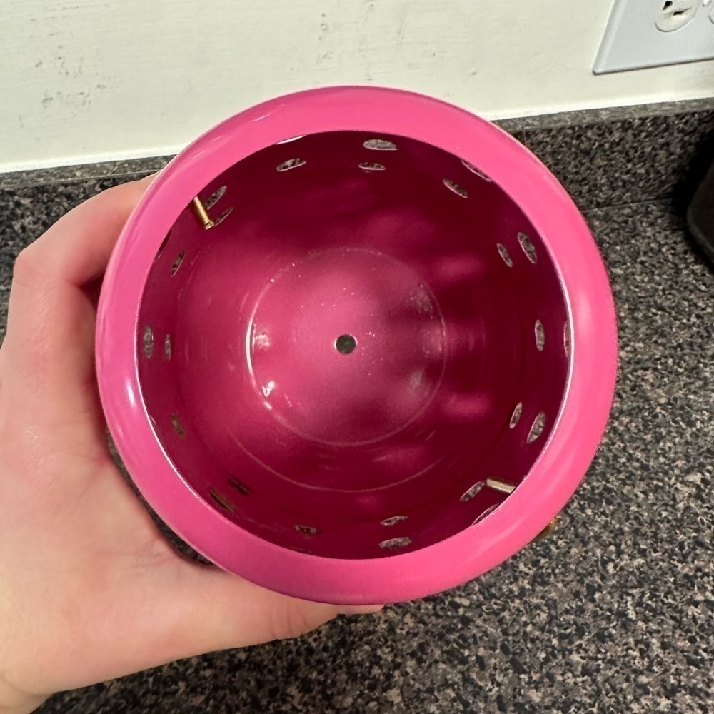 Pink Metal Retro Lantern - Picture 3 of 3